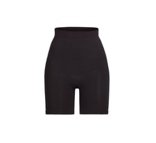 Skims Women's Seamless Sculpt Mid Thigh Shorts Black Size M 6946