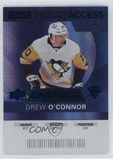 2021 Credentials 2020-21 Debut Ticket Access Blue 63/99 Drew O'Connor #82 0z4x