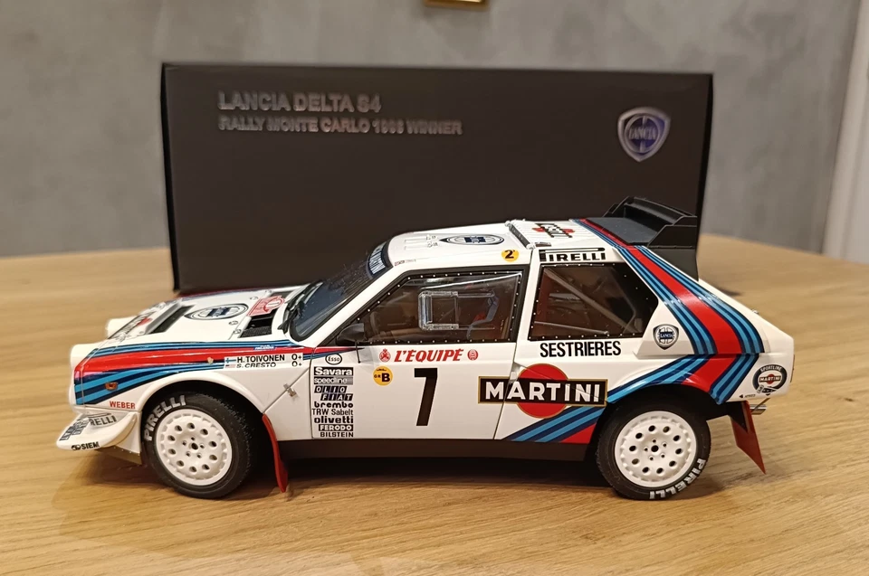 AUTOart LANCIA DELTA S4 Martini - Winner Rally Monte Carlo 1986 N°7-TOIVONEN - Immagine 2 di 4