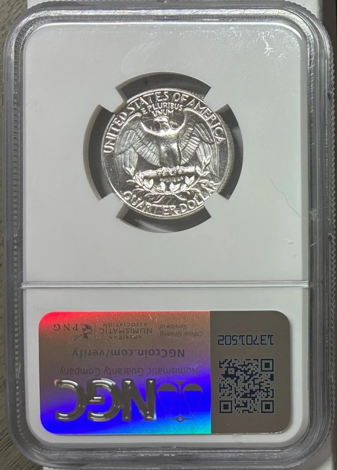 1963 Proof Washington Quarter, NGC PF-68, Auction Starts Below Greysheet Bid! - Image 2 of 2