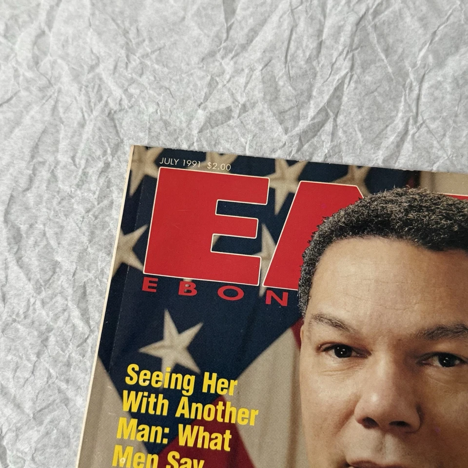 Ebony Man Magazine July 1991 - General Colin Powell Cover - Vintage - Image 2 of 4