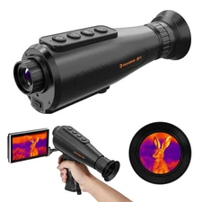 Portable Thermal Monocular for Hunting,384x288 (AI Super Resolution) Ai15 Nig...