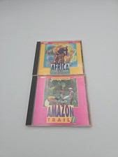 Trail Series PC Games Lot 2 Amazon Trail 2 & Africa Trail 