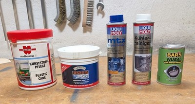 Liqui Moly Würth Bars Hammerite Vergaser Kühlerreiniger Pflege Kunststoff