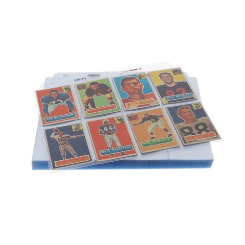 20 BCW 8 Pocket Album Pages Hold Vintage Sport Cards Acid Free Long Term Storage