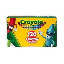 Crayola Standard Crayons   Assorted Colors  Box of 120 Crayons