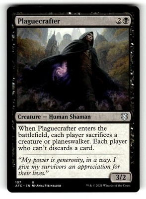 Plaguecrafter U Commander: Adventures in the Forgotten Realms 107 NM