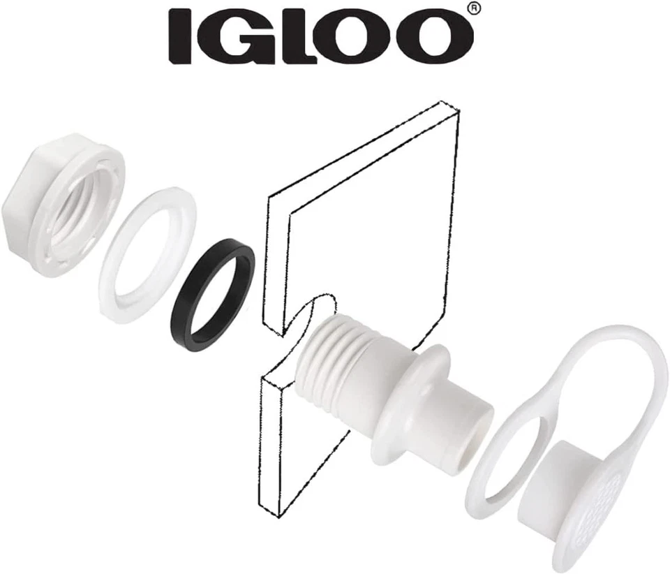 Igloo Replacement Triple Snap Drain Plug - Image 3 of 4