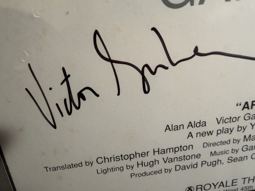 Original Theater Poster Signed by Alan Alda, Victor Garber, Alfred Molina in ART - Picture 4 of 9