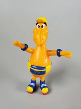 Vintage 1991 Kraft Cheesasaurus Rex Roller Skater Bendy Figure 