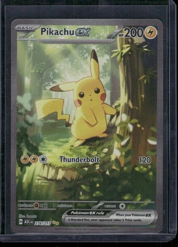 Pokémon Pikachu ex 276/217 Ascended Heroes Special Illustration Rare NM