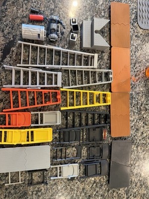 WWE Action Figure Accessory Mixed Lot Plastic Ladders Tables Chairs Crates