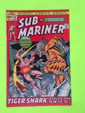 Sub-Mariner #45 Vol. 1 1972 Marvel Comics 7.0 Comic Book W107-54