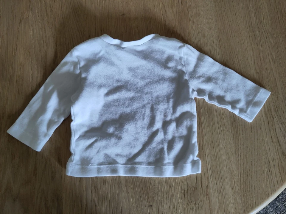 Langarmshirt in Größe 62 von Topomini, weiß - Bild 3 von 3