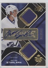 2007-08 SPx 10/999 Anton Stralman #230 Auto 6z1