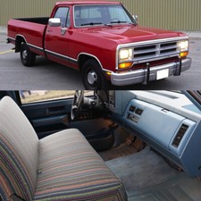 For Dodge Ram D150 D250 Truck Pickup Blanket Bench Seat Covers Full Size Saddle