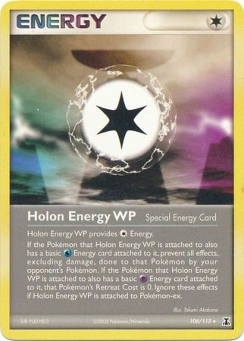 Pokemon Holon Energy WP 106/113 Non Holo EX Delta Species MP