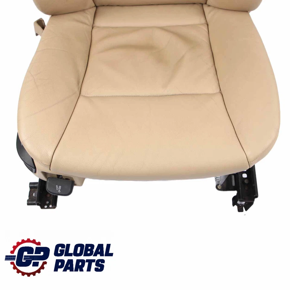 BMW 5 Series E60 E61 Beige Leather Front Right O/S Seat - Image 3 of 4