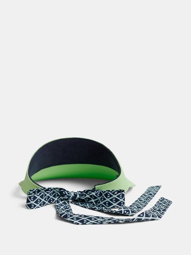 J. LINDEBERG WOMEN'S VILMA BIG VISOR GOLF ONE SIZE PARADISE GREEN NEW NWT - Picture 4 of 8