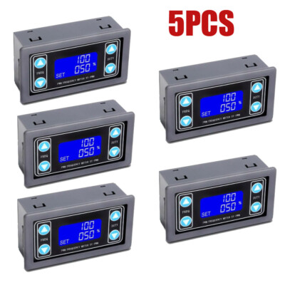 5X Signal Generator Module Adjustable PWM Pulse Frequency Duty Cycle Square Wave