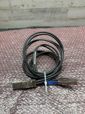 Used Molex 1110683202 iPass x4 MiniSAS HD-MiniSAS 2.0, 2.0m, 28AWG SAS Cable