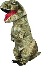 Unisex Dino el Dinosaurio Chub Traje Inflable T-Rex Halloween Disfraz Juegos con disfraces