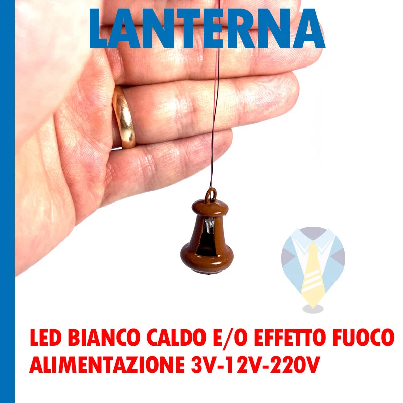 Forno Con Luce Effetto Fuoco Per Presepe – 7/10 Cm – Elettrico 220V – San Gregorio Armeno Artigianale + Omaggio Portachiavi - 4