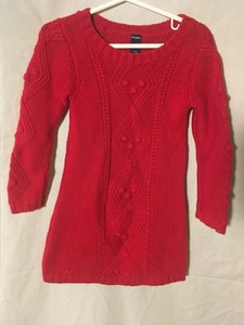 girls navy sweater dress