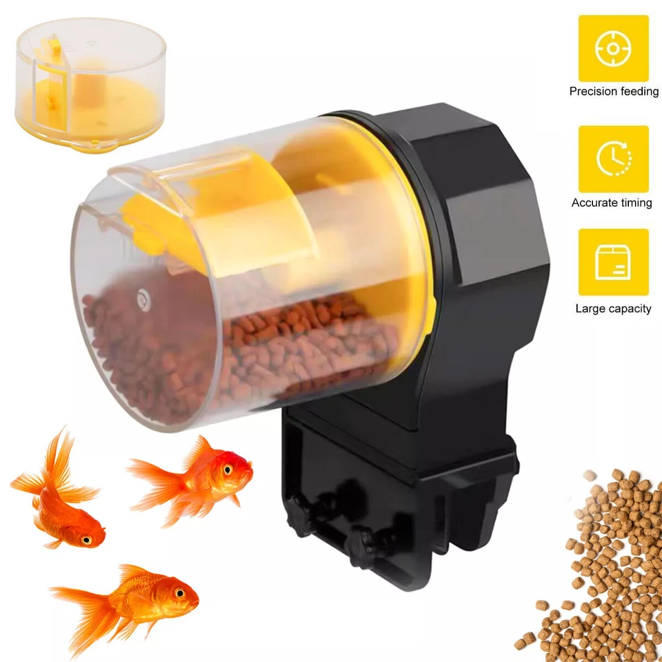 Dispensador automático de alimentos para peces alimentador automático para peces de acuario - temporizador de vacaciones para pecera Foto 2 de 4