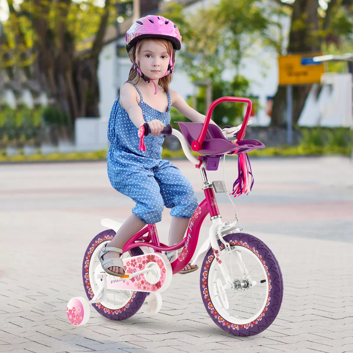 Pink bike for 4 year old sales
