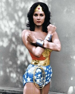 #ad Lynda Carter as TV#x27;s Wonder Woman stands in iconic pose 5x7 photo $7.99