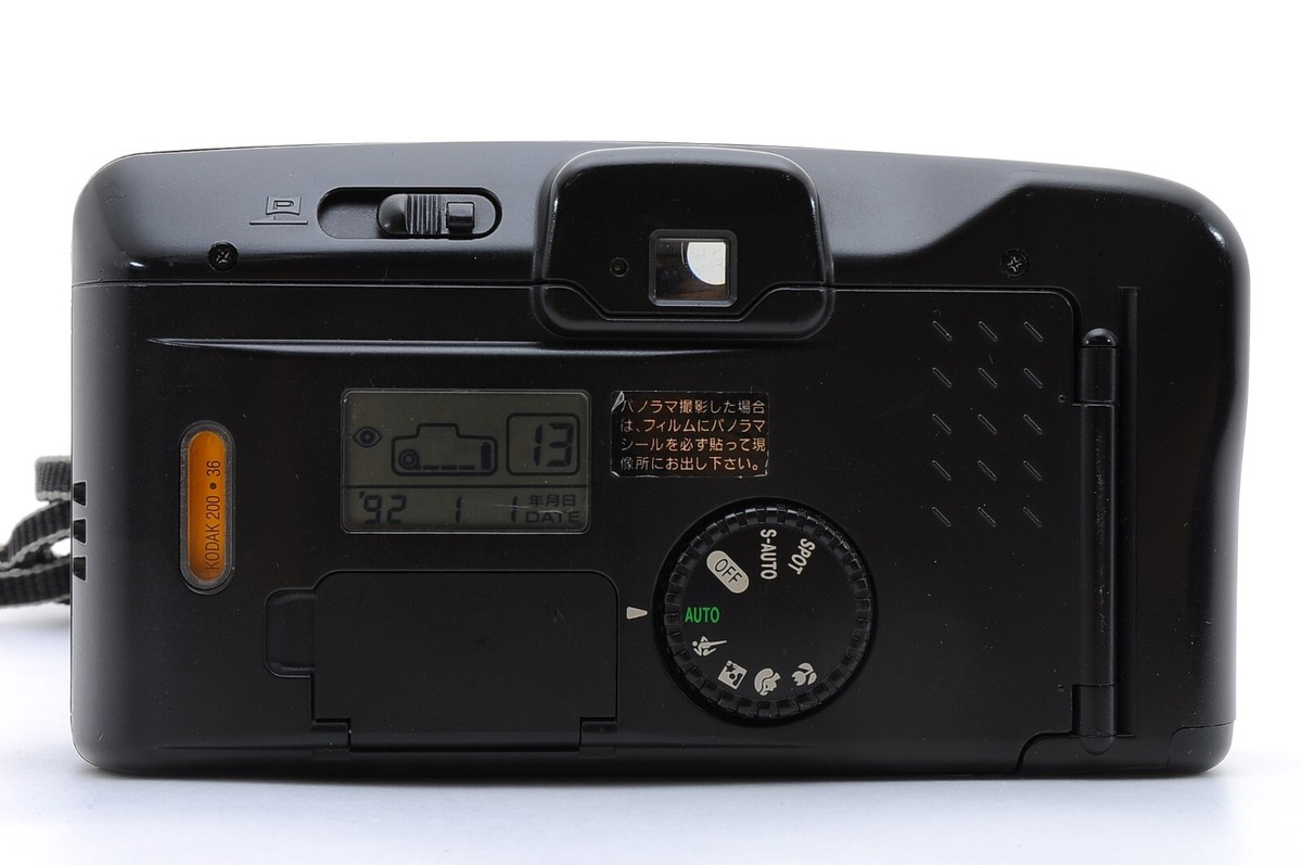 Near MINT w/strap] Canon Autoboy S PANORAMA BLACK35mm Point