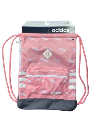 Adidas Classic 3S Sackpack Drawstring Glory Pink Core AOP  display picture 1