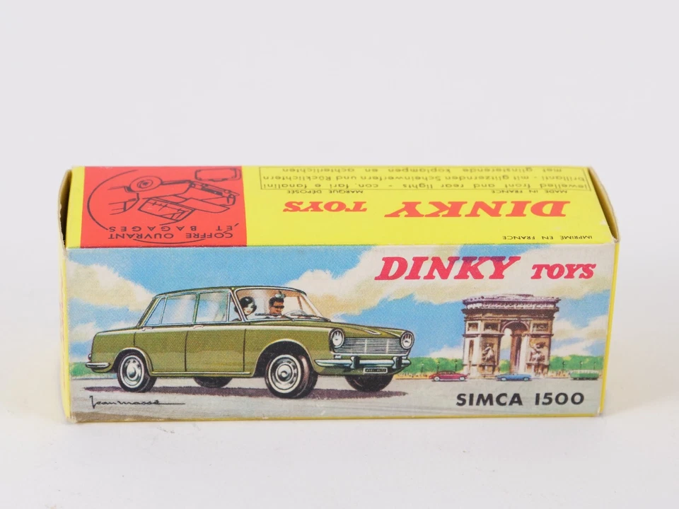Dinky Toys F N° 523 Simca 1500 In Scatola 1/43 - Immagine 2 di 4
