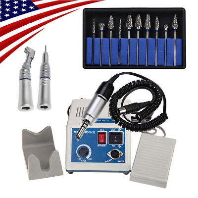 Dental Marathon-III Electric Micromotor /Contra Angle Straight Handpiece/Burs SK