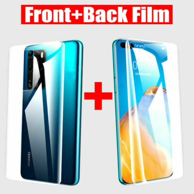 Vorder + Rückseite Hydrogel Displayschutzfolie für Huawei P20 P30 P40 Pro Mate 30 Lite