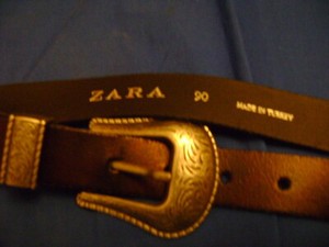zara black belt