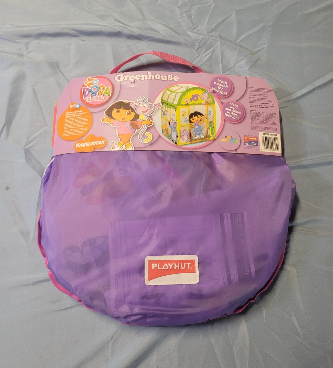 HTF Nick JR Dora the Explorer House POP UP Playhut Greenhouse Tent