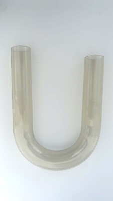 U Shaped Amber Tube 1 .25'' / (1 -1/4 inches) diameter
