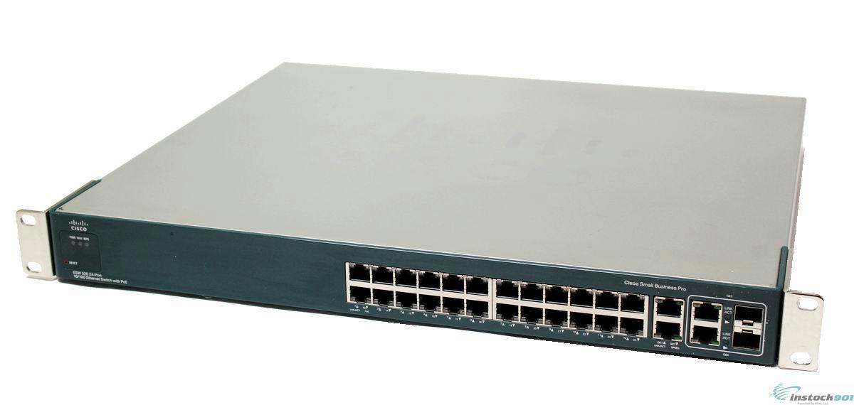 Cisco ESW-520-24P-K9 Small Business Pro 24-Ports 10/100 PoE & 4