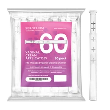 Disposable Vaginal Cream Applicators - Fits Premarin, Estrace, 60 packs