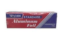 Aluminum Foil Wrap Roll 12 in x 1000 ft Heavy Duty Commercial and Home Use