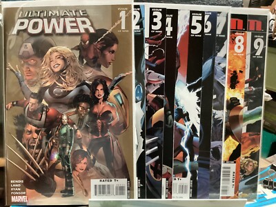 ULTIMATE POWER #1-9 FULL SET MARVEL 2006 LAND BENDIS