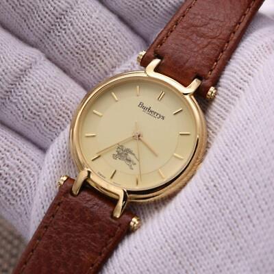 Burberrys Watch 3200 Quartz 18k Gold Plated T2774 for sale Burberrys Watch 3200 Quartz 18k Gold Plated T2774 for sale