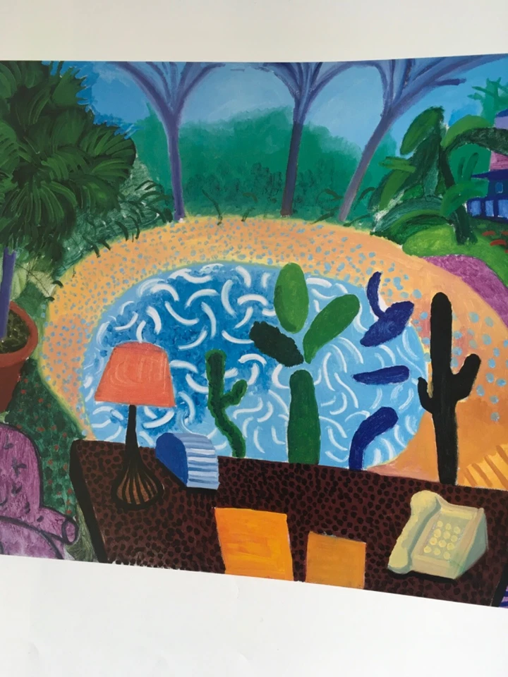David Hockney: My Garden in LA Poster Page From The Bigger Book - image 2 of 4