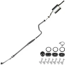 Stainless Steel Resonator Muffler with Hangers + Bolts fits: 99-2000 Honda Civic