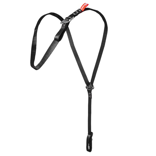 Adjustable Rock Climbing Safety Harness Chest Ascender Shoulder Strap Rappelling eBay