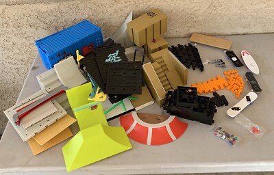 HUGE LOT Tech Deck Skateboards- Ramps, Rails, Stairs, Parts etc. SEE Pictures