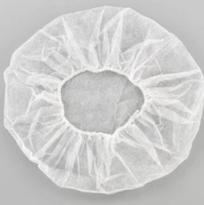 100pcs Disposable Hair Net Bouffant Dust Hat Head Cover Catering 21 Inch