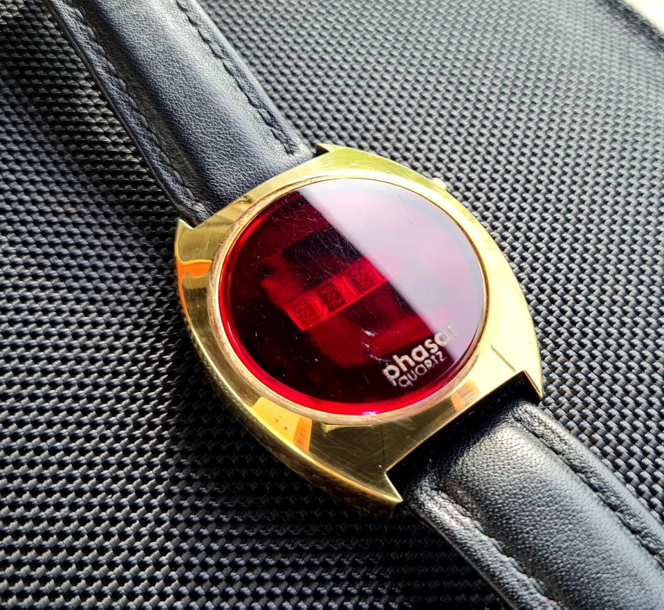 Кварцевый светодиодный винтажный Phasar с оригинальной коробкой и руководством - Изображение 2 из 4